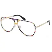 Emilio Pucci Bril - - EP5267 - Dames - Metaal montuur - Multikleur dierenpatroon