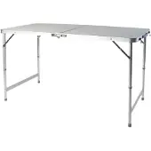 JMXZ Azomor Opklapbare campingtafel met een grijze MDF-plaat en een aluminium frame