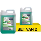 ANDY Allesreiniger Vertrouwd Zonder strepen 2 Stuks à 5 L