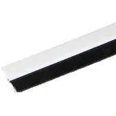 Kinzo Tochtstrip | | 1 meter (Borstel, Zelfklevend, Wit/Zwart)