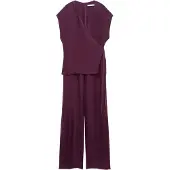 Adolfo Dominguez Jumpsuit lila / braam