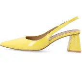 Bianco Slingpumps 'MARALYN' geel