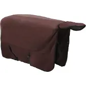 vidaXL Paardendeken Volledig Donkerbruin 165 cm Polyester Fleece