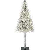 vidaXL Kerstboom met 300 LED met standaard Wit 210 cm PE en Staal