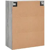 vidaXL Bovenkast 69,5x34x90 cm grijs sonoma eikenkleurig