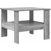 vidaXL Salontafel Wit 90 x 50 x 45 cm Bewerkt hout