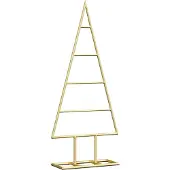 vidaXL Metalen kerstboom Goud 181 cm Poedercoated staal