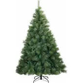 vidaXL Kunstmatige Hinged Kerstboom Groen 180 cm PVC, staal