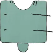 vidaXL Paardendeken Bijzondere Groen 155 cm Polyester