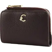 Coccinelle Leren portemonnee C-Me Wallet Prune donkerpaars