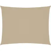 vidaXL Zonnescherm rechthoekig 3x6 m oxford stof beige