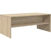 vidaXL - Salontafel - Sonoma - Eik - 100 - x - 50 - x - 40 - cm - Bewerkt - hout