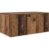 vidaXL Koffietafel Set 2 st Oudhout 90 x 48 x 40 cm Bewerkt hout