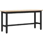 vidaXL Eetbank Naturel 100 x 32,5 x 49 cm Massief grenenhout
