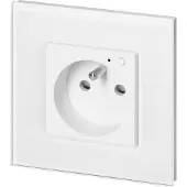 ORNO Tuya Smart Wi-Fi inbouwstopcontact, wit, model OR-SH-17205/W
