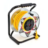 AWTOOLS Serie - Metaal Kabelhaspel - Heavy Duty - 25m - IP44