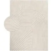 Tapis.fr Modern tapijt Aurora crème 200x280 cm