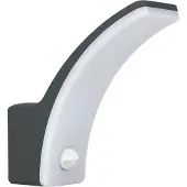 Inspire Buitenwandlamp Lakko - Antraciet - Koel Wit - 11w - Met Sensor