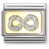 Nomination Schakel 030224/06 Glitter Infinity Goud