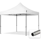 TOOLPORT 3x3 m Easy up partytent, PREMIUM staal 40mm, wit