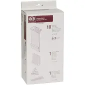 Sebo 6198er boîte avec 10 sacs filtrants 3 couches, 1 filtre hospital-grade-et 1 micro-filtre pour airbelt c2/ c2.1/ c3/ c3.1