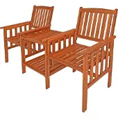Casaria Tuinbank Acaciahout met Tafel 164x63x91cm