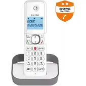Alcatel Classic F860 - Snoerloze telefoon met nummerherkenning - 3-weg geschikt voor oproepen - grijs