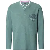 Jan Vanderstorm +FIT Collectie longsleeve AKKA groen male | Maat: 2XL