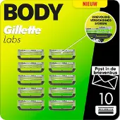 Gillette Labs Body Intimate Scheermesjes - 10 stuks - van