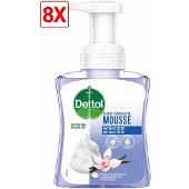 Dettol 8 x Foam Handzeep Orchidee & Vanille - 250 ml