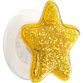 PopSockets , Smartphone PopGrip Premium MagSafe Glitter Ster Effect, Goud