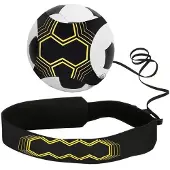 INF Elastische trainingsband voor voetbal Geel / Zwart