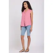 Nydj Gabrielle Mouwloze Linnen Blouse