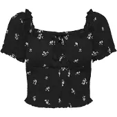 ONLY Blouse 'ONLHillary' lichtgrijs / zwart