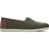 Toms ALPARGATA Heren Espadrilles Donkergroen