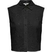 ONLY - ONLALITHEA SL SHORT EMB SHIRT WVN Dames Blouse