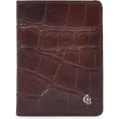 Castelijn & beerens Castelijn en Beerens Creditcard Etui Croco RFID Mocca
