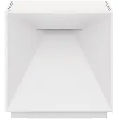 Sigor Nutalis LED tafellamp, sneeuwwit, IP54, dimbaar Nutalis,, wit / opaal, Aluminium, Modern