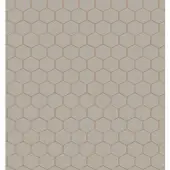 DecoMode Vliesbehang Hexagon - Taupe - 10,05 M X 52 Cm