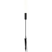 Maytoni LED tuinpadverlichting - tuinlamp Flare, zwart, Aluminium, Modern, LED buitenlamp