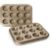 Ibili Golden Class Muffin Mold Zilver