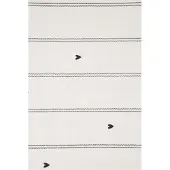 Zusss Set Van 2 Placemats Strepen / Hartjes 100% Katoen Zand / Antracietgrijs