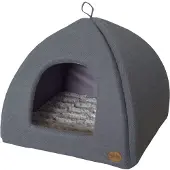 Nobby Cacho, kattenbakvulling, binnenruimte, kat, blauw, grijs, driehoekig, effen