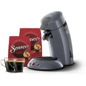 Philips Senseo koffiepadmachine – Inclusief 2 Gratis Senseo glazen - Crema Plus – 1 of 2 koffie tegelijk - Blauw - HD7806/52