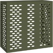 Syfax Airconditioner hoes Olijfgroen 110 x 50 x 105 cm Staal