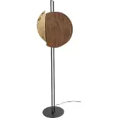 Nowodvorski Lighting Vloerlamp Sunset, hout donker, Woon-/ Eetkamer, Hout, vloerlamp hout