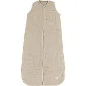 Meyco Baby Uni baby zomerslaapzak - pre-washed hydrofiel - sand - 90cm - 0.5 TOG