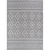 TT Home Binnen- en buitentapijt weerbestendig balkon keuken woonkamer tapijt 80 x 150 cm Rond 80 x 150 cm Rond grijs