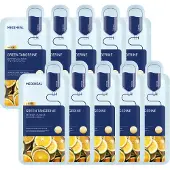 Mediheal - Dermaplus Green Tangerine Mask - Green - 10 pcs.