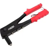 AWTOOLS AW13101 - Handmatige Blindklinknageltang - Aluminiumlegering - Inclusief 4 Koppen